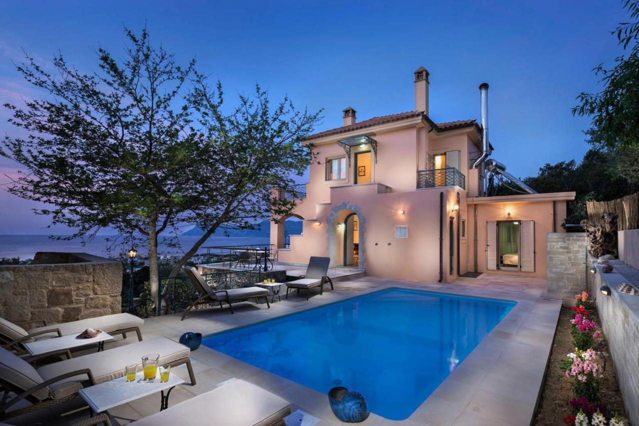 Seaview Villa Sofia ' Top Destination ' Kíssamos Buitenkant foto