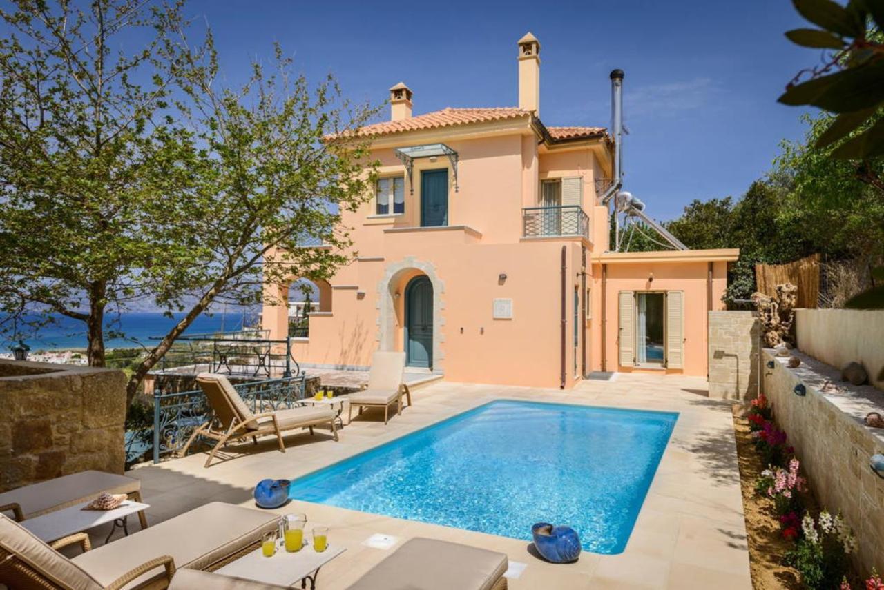 Seaview Villa Sofia ' Top Destination ' Kíssamos Buitenkant foto
